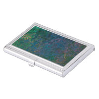 Dark Green and Blue Alcohol Ink Abstract 