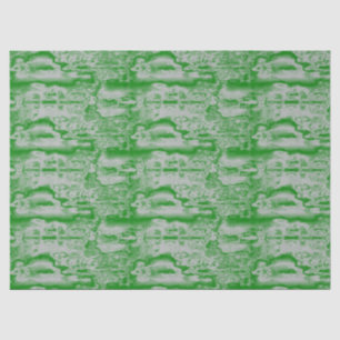 Dark green and gray marble tissue paper