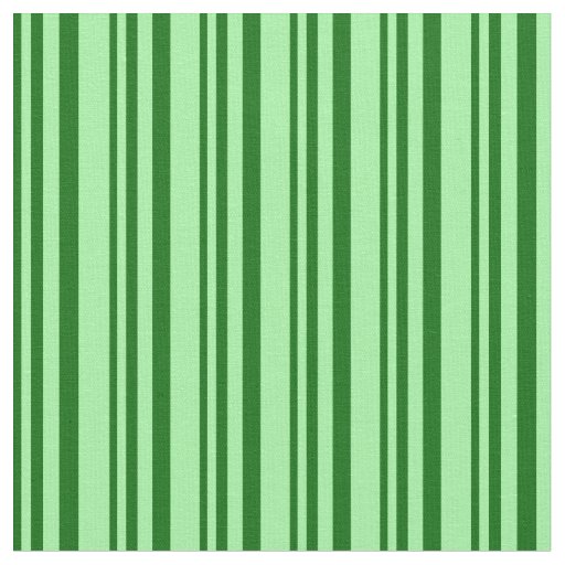 Dark Green and Green Stripes Pattern Fabric
