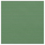 [ Thumbnail: Dark Green and Grey Lines/Stripes Pattern Fabric ]