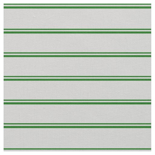 Dark Green and Light Gray Stripes/Lines Pattern Fabric