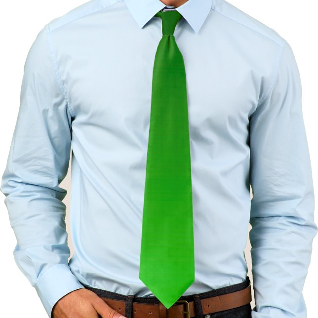 Dark Green and Light Green Gradient Ombre Neck Tie (Creator Uploaded)