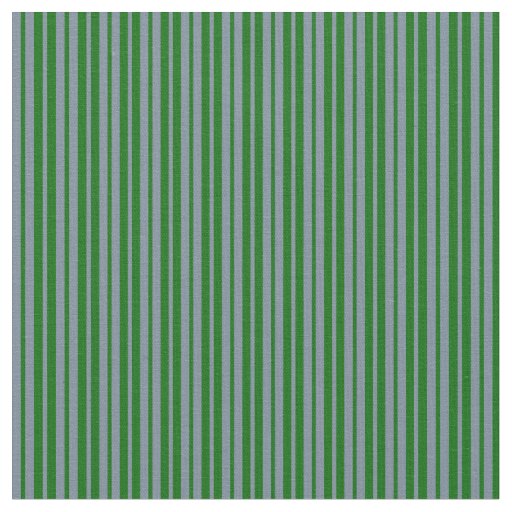 Dark Green and Light Slate Gray Lines Fabric