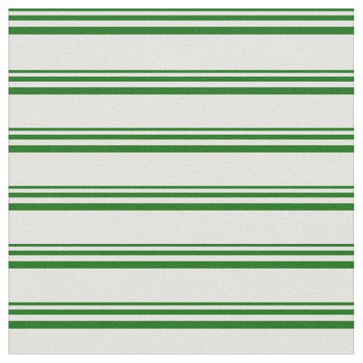 Dark Green and Light Yellow Pattern of Stripes Fabric