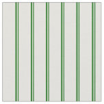Dark Green and Light Yellow Stripes/Lines Pattern Fabric