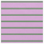 [ Thumbnail: Dark Green and Plum Colored Lines/Stripes Pattern Fabric ]
