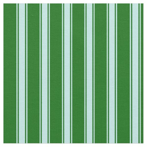 Dark Green and Turquoise Colored Lines Fabric