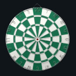 Dark Green And White Dartboard<br><div class="desc">Dark Green And White Dart Board</div>