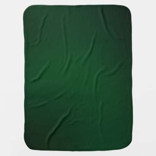 Dark Green Baby Blanket