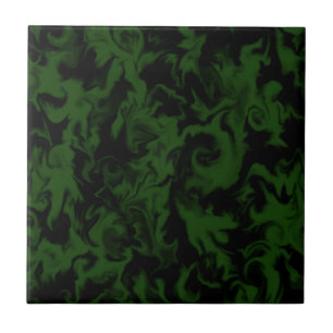 Dark Green & Black mixed color tile