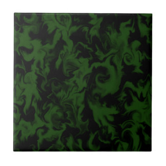 Dark Green & Black mixed color tile