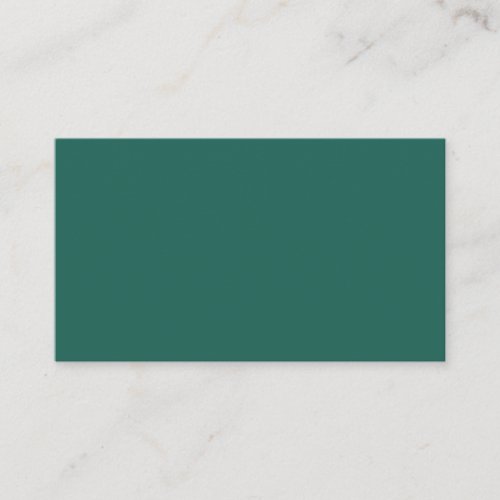  Dark green bluesolid color  Business Card