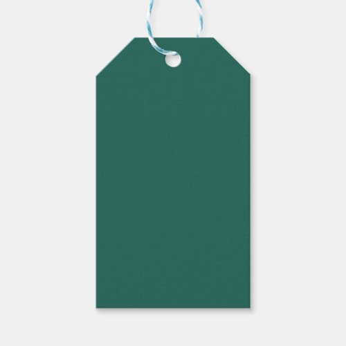 Dark green bluesolid color  Gift Tags