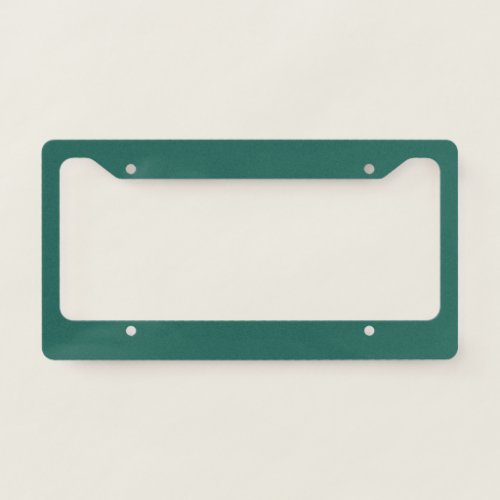  Dark green bluesolid color  License Plate Frame