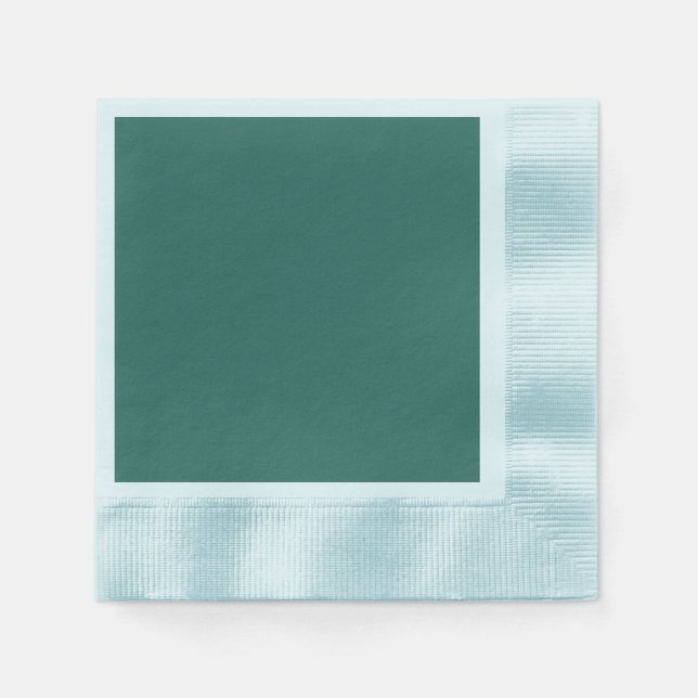  Dark green blue(solid color)  Napkins (Front)