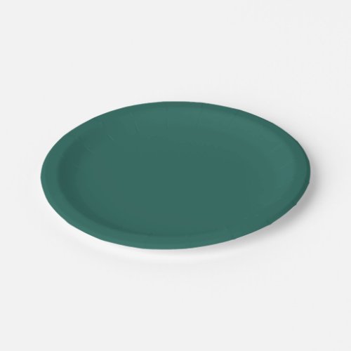 Dark green bluesolid color  Paper Plates