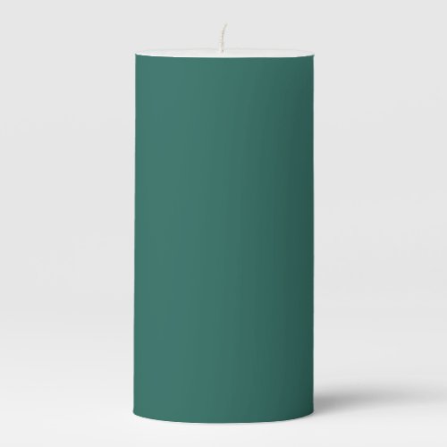  Dark green bluesolid color  Pillar Candle