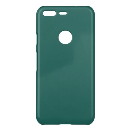  Dark green bluesolid color  Uncommon Google Pixel Case