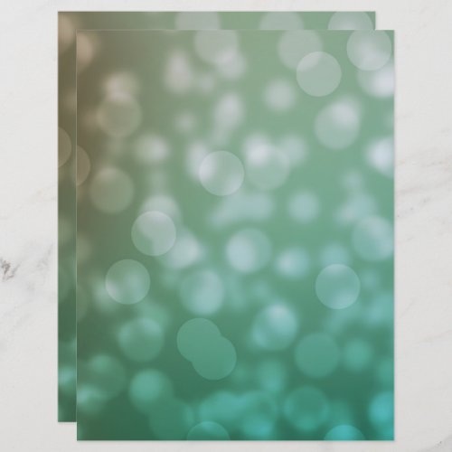 Dark green bokeh pattern scrapbook paper