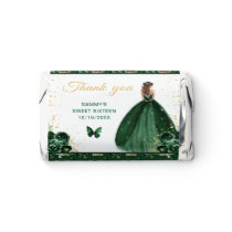 Dark Green Brown Hair Princess Sweet Sixteen Hershey's Miniatures