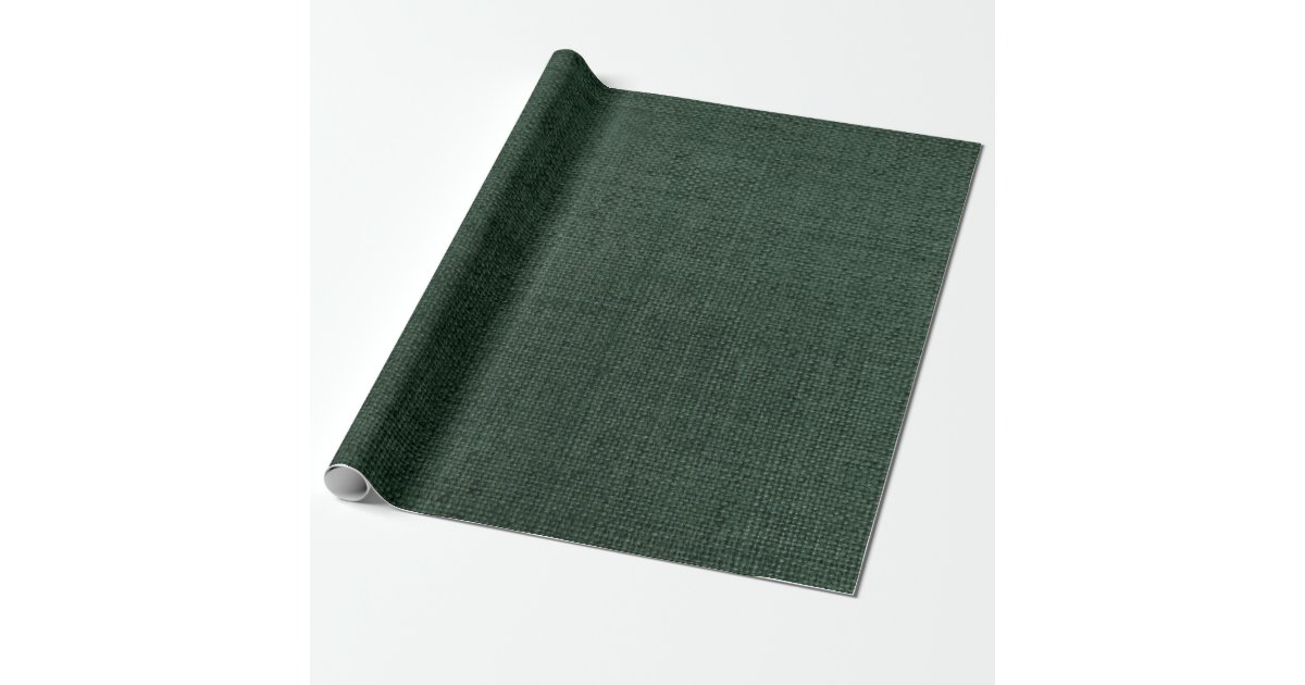 Solid deep forest green wrapping paper | Zazzle