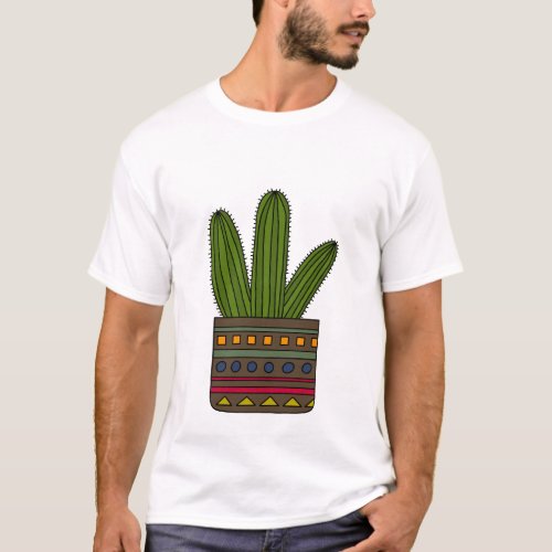 Dark Green Cacti T-Shirt Dark Green Cacti T_Shirt