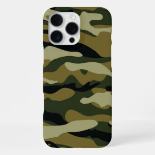 Dark Green Camo iPhone 16 Pro Max Case