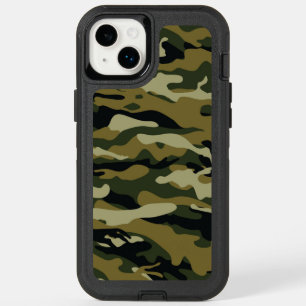 Dark Green Camo OtterBox iPhone 14 Plus Case