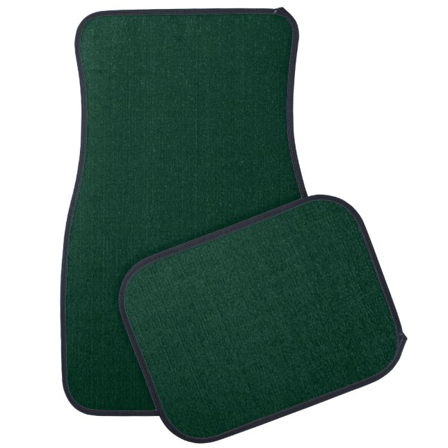 Dark Green Car Floor Mat (Set)