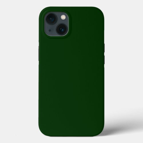 Dark Green iPhone 13 Case