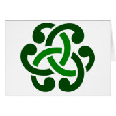 Dark Green Celtic Knot (Front Horizontal)