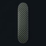 Dark Green Checkerboard Skateboard<br><div class="desc">Dark Green Checkerboard</div>
