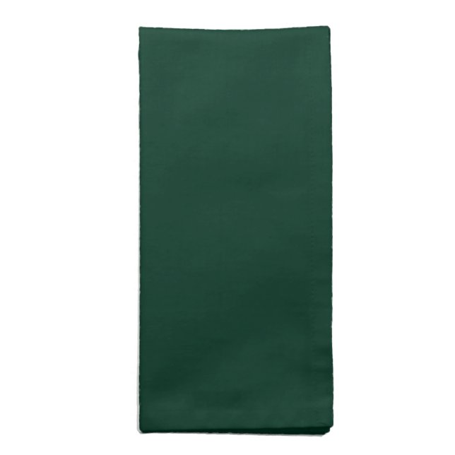 Dark Green Cloth Napkins (Folded)