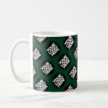 Dark Green Custom logo business pattern employee Coffee Mug<br><div class="desc">Easily personalize this simple elegant stylish dark green Custom business pattern employee Coffee Mug adding your company logo, photo or any image. Upload a custom background image or choose any background solid color. Create your own standard branded mugs with your corporate custom logo. A basic, professional custom logo mug template...</div>