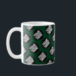 Dark Green Custom logo business pattern employee Coffee Mug<br><div class="desc">Easily personalize this simple elegant stylish dark green Custom business pattern employee Coffee Mug adding your company logo, photo or any image. Upload a custom background image or choose any background solid color. Create your own standard branded mugs with your corporate custom logo. A basic, professional custom logo mug template...</div>