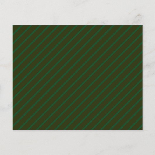 Dark Green Diagonal Striped Pattern. (Front)