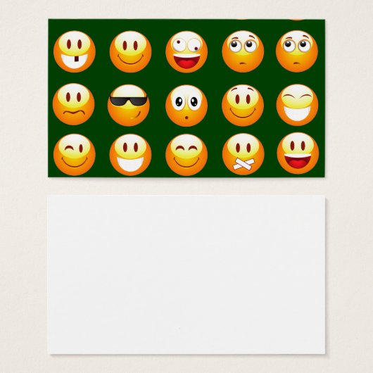 dark green emoji (Front & Back)