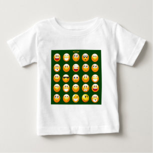 dark green emoji baby T-Shirt