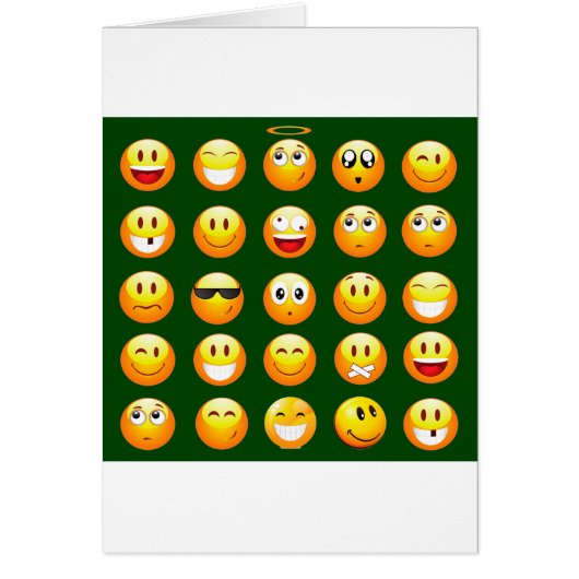 dark green emoji cards (Front)