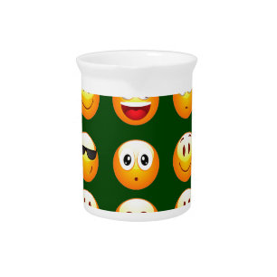 dark green emoji pitcher