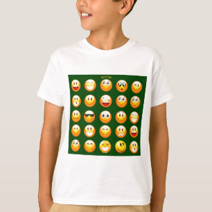dark green emoji T-Shirt