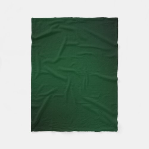 Dark Green Fleece Blanket