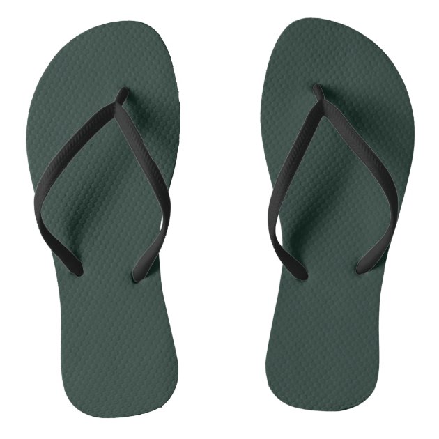 Dark green deals flip flops