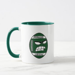 Dark Green Football Mug for Your Neighbor
