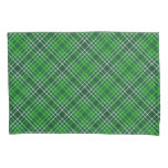 Dark Green &amp; Forest Green Plaid Pattern Pillow Case