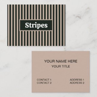 Dark Green Gray Stripes 