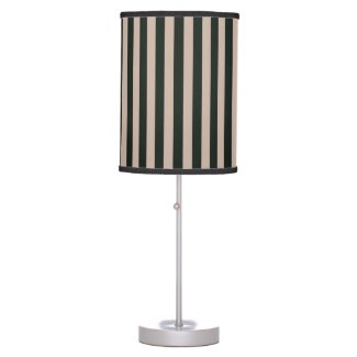 Dark Green Gray Stripes 
