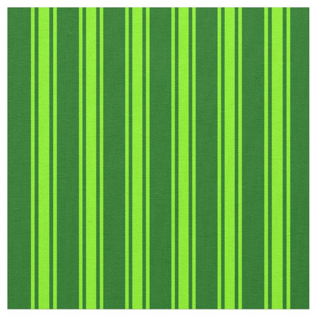 Dark Green & Green Colored Pattern Fabric (Close Up)