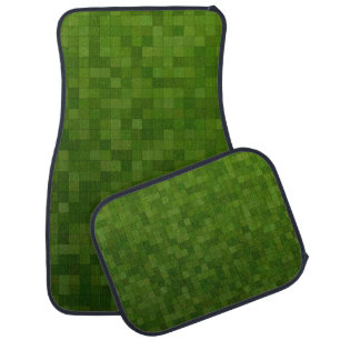 Dark green green dark background car floor mat