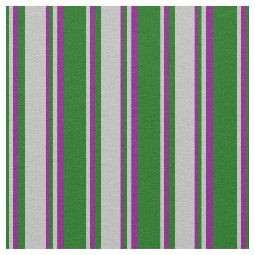 Dark Green, Grey, and Purple Pattern Fabric